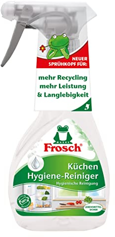 Frosch Küchen Hygiene-Reiniger, hygienisch,neutralisiert Gerüche, mit natürlichem Wacholder-Extrakt, 1er Pack (1 x 300ml)