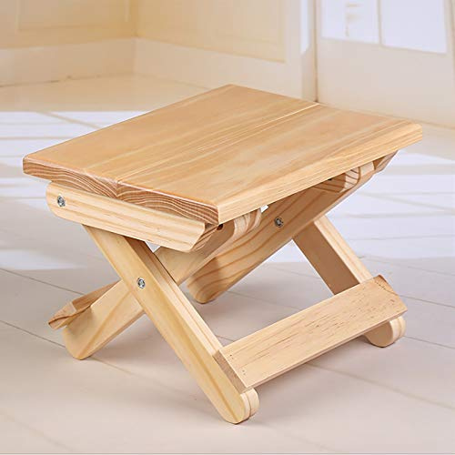 FGASAD Marchepied pliable en bois massif - Pour enfants - Pour cuisine, chambre à coucher, salon, salle de bain, jardin, camping