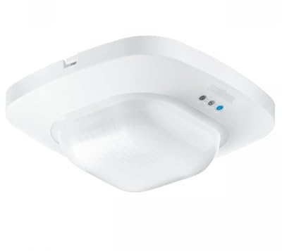 Steinel Päsenzmelder IR Quattro HD KNX weiß, PIR Unterputz-Bewegungsmelder, 4-Sensor-System, 64 m² Präsenzbereich