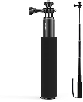 Surfola Selfie Stick Monopod Pole Handheld Grip Kompatibel mit Stativ und Action Cam
