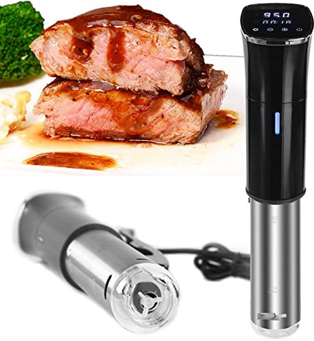 Roboraty Cocina Sous Vide de 1800W, Control Preciso de Temperatura y Temporizador, Conserva el Sabor Fresco de los Ingredientes, Calentamiento por Circulación de Agua de 360 ​​°