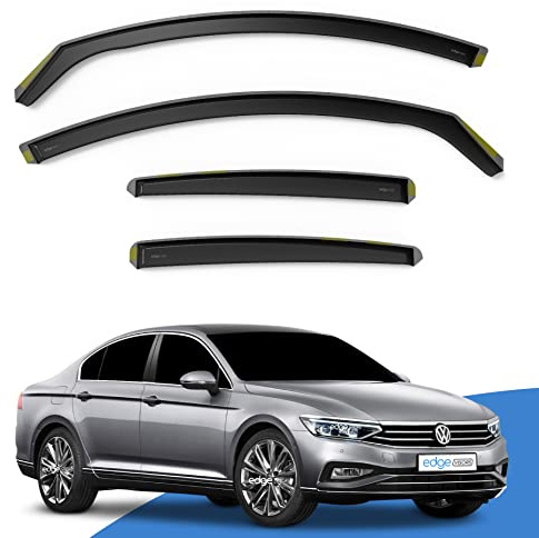 EdgeVisors Wind Deflectors for Volkswagen VW Passat B8 4 Door Saloon 4pc