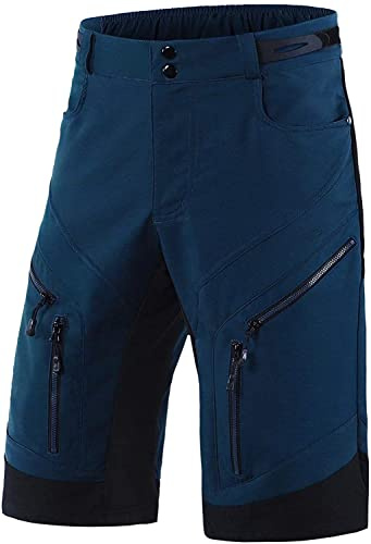 FASCINATDECO Pantalones Cortos de MTB, Pantalones Cortos de Ciclismo para Hombre Pantalones Cortos de Bicicleta de Montaña Transpirable Sueltos para Deporte al Aire Libre y Ciclismo