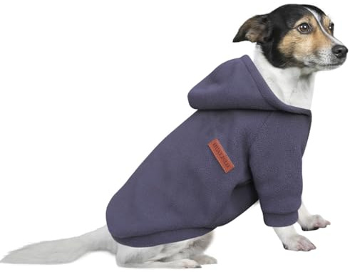 HuaLiSiJi Hunde Hoodie Kapuzenpullis Sweatshirt Fleece Warm und Leicht, Sehr Schön, Bequem und Weich, Super Anzuziehen (3XL, Grau)