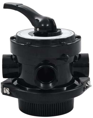 Homgoday Vanne multi-port pour filtre à sable ABS 1,5 à 4 voies, meubles pour maison intérieure extérieure, salon chambre à coucher