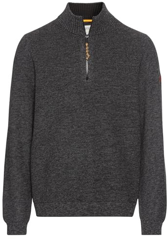 camel active Herren Stricktroyer aus Baumwollmix