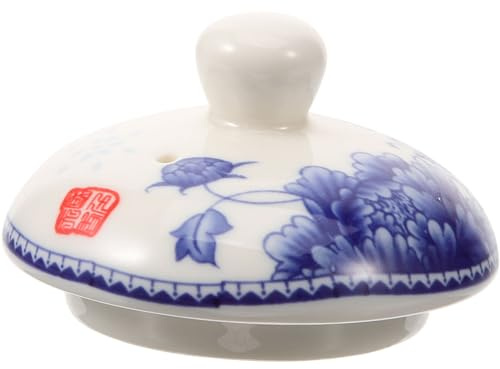 Cabilock Ceramic Teapot Replacement Lid Tea Kettle Lid Cover Vintage Chinese Kungfu Teapot Tea Mug for