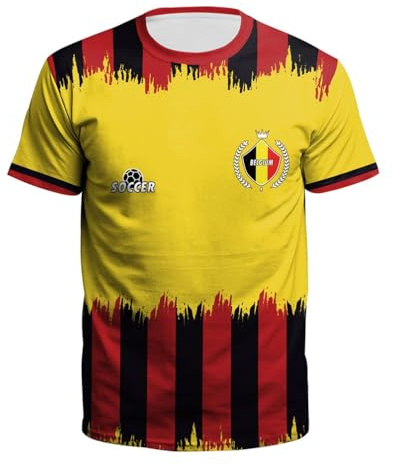 YuanDiann 2024 Europea/America Calcio Coppa Magliette Tifosi Fare Il Tifo Sport Casual Uomo Donna Bambini Bandiera Nazionale Stampa Manica Corta Asciugatura Veloce T Shirt