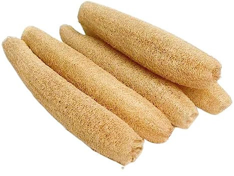 Esponja de Esponja de Color primario Natural, Estropajo for Lavar Platos, Cocina, hogar, Esponja de melón de Agua, Cepillo de Limpieza, Cuenco, Trapo de esponja/213(Color:Sigualuo15 22cm3tiao)