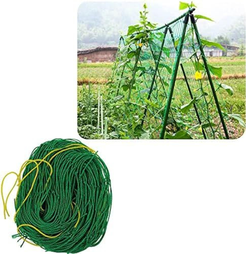 WXF86djl Children's climbing net Garden Plant Trellis Netting, Green Plant Climbing Netting, Garden Plant Climbing Support Netting(3 x 4m)