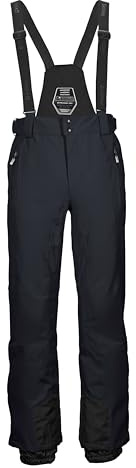 Killtec Herren Skihose/Funktionshose mit abnehmbaren Trägern, Kantenschutz und Schneefang Ksw 100 Enosh Mn Ski Pnts