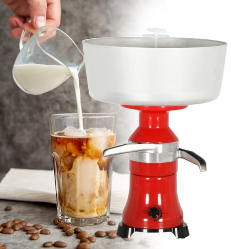 Separadores De Crema De Leche Fresca EléCtricos De 50 L/H Y 25 Gal/H - Separador De Crema De Vaca Para Productos LáCteos CentríFuga Separadora De Nata Y Mantequilla Para Granjas,220V