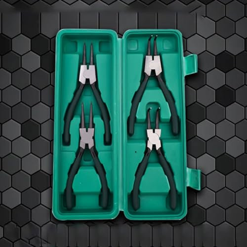 Pince à circlips internes externes de 17,8 cm pour un travail de précision dans les espaces restreints (A)