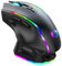 EMPIRE GAMING RF908 - Souris Gamers sans Fil Rechargeable avec Station de Recharge Magnétique RGB - 10000 DPI 8 Boutons Programmables Modes WiFi 2.4GHz / BT/Filaire Via USB-C (Noir)