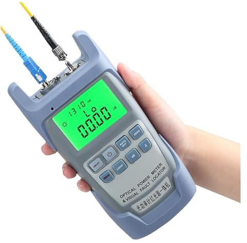 Tester per cavi in ​​fibra ottica, Misuratore Di Potenza Ottica Tutto In Uno Con Localizzatore Visivo Di Guasti Tester For Fibra Ottica 5KM 10km 20KM 30km VFL 1/10/20/30MW Elevata stabilità(9A 1MW)