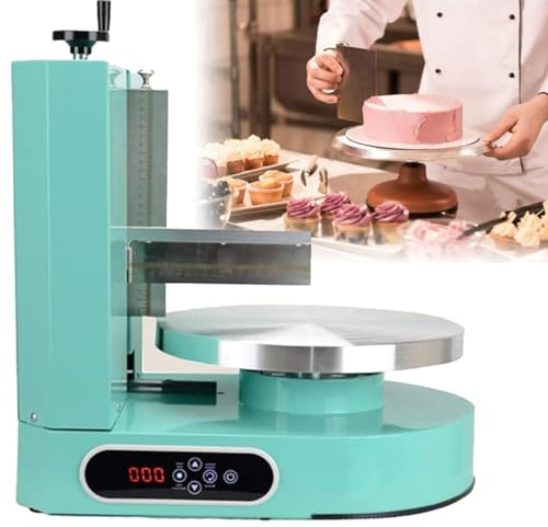 Automatic Decorating Cake Coating Smoothing Scraping Machine Portable Cake Icing Machine Adjustable Cake Icing Smoother Tool Baking Birthday Cake Tools
