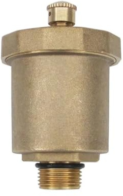 YINZHD Automatisches Entlüftungsventil aus Messing 3/8'' 1/2'' 3/4'' 1'' BSP for Solarwarmwasserbereiter(1)