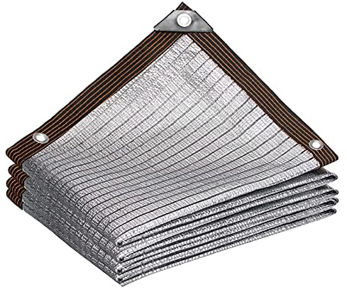 Telo ombreggiante resistente ai raggi UV con occhielli per giardino, patio, prato e piante da fiore, 40,6 x 6,6 m, telo ombreggiante