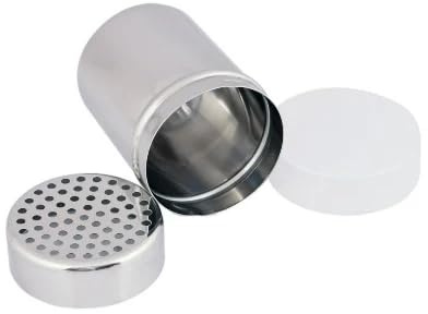 CateringBase Stainless Steel Shaker with 4mm Holes, Professional Spice Dredger for Salt, Pepper, Flour & Seasoning, Commercial Kitchen & Catering Use