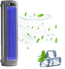 Mini Condizionatore Portatile,Climatizzatore Mobile,Ventilatore Ricaricabile,Aria Condizionatore Portatile,3 Velocità, Ricaricabile tramite Usb, Per Camera, Ufficio, Casa (Grigio)