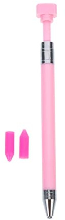 SUPVOX Stylo de Nail Art Outil Professionnel Compact pour Peinture Diamant Rotatif Léger en Plastique Rose Confortable à Manipuler et Décoration Ongles