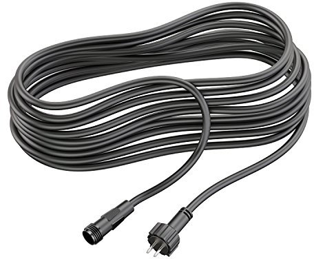 ledscom.de Verlängerungskabel für Stecksystem NEMO (IP44), 5 m, schwarz