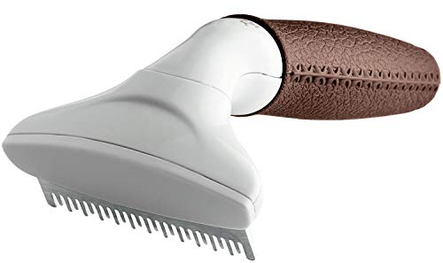 Hunter SPA Trimmstriegel mit Spezialklinge, für mittel- bis langhaarige Hunde und Pferde, 17,5 x 7,5 cm, M
