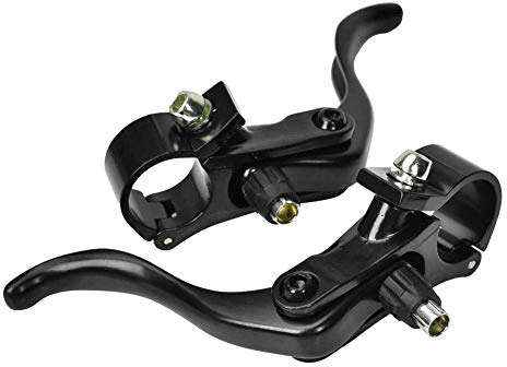 Alomejor Palanca de Freno de Bicicleta 24 mm Bicicleta de montaña Bicicleta Aleación de Aluminio Palanca de Freno Manija de Freno para Ciclismo Accesorio(Black)