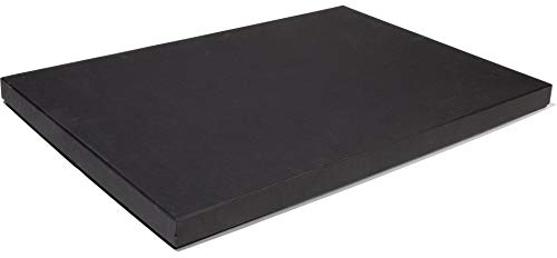 Modulor Aufbewahrungsschachtel, 35 x 458 x 648 mm, für DIN A2, Schwarz | Schachtel aus Schwarzpappe mit satinierter Oberfläche; gut geeignet als Geschenkbox und als Versandverpackung
