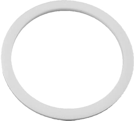 MegaHaustechnik Dichtung aus Kunststoff PTFE Teflon AußenØ 30mm x InnenØ 22mm x Stärke 1,5mm für Rohrleitungen Verschraubungen, Temperatur bis 250°C, für Benzin Öl Säure Kraftstoff Trinkwasser Diesel