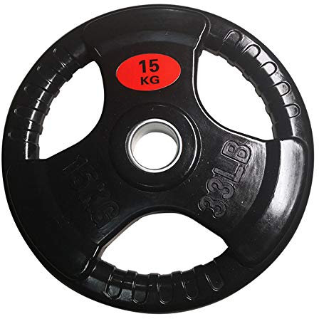 2PCS Gusseisen Gewichtsplatte Gummibeschichteter Tri Grip Radial 2 Zoll Olympischer Standard Langhantel Zubehör-2,5 Kg, 5 Kg, 10 Kg, 15 Kg, 20 Kg, 25 Kg,25kg