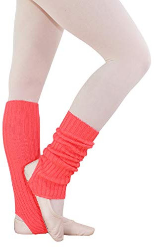 Intermezzo Leg-Warmers 2010 Precal Mädchen – Farbe: Neon Orange (031) – Länge: 40 cm