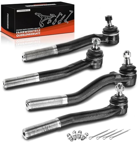 Frankberg 4x Terminali tiranti asse anteriore superiore inferiore sinistro | Compatibile con: Grand Cherokee II WG WJ