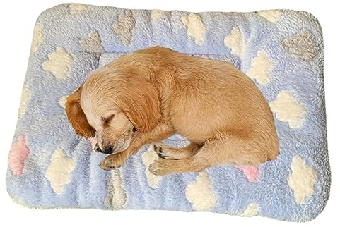 Pomurom Couverture apaisante pour Compagnie, Couvertures pour Chat Douces et Chaudes lavables en Machine, Petite Couverture pour Compagnie Contre la nervosité et Le Stress, lit