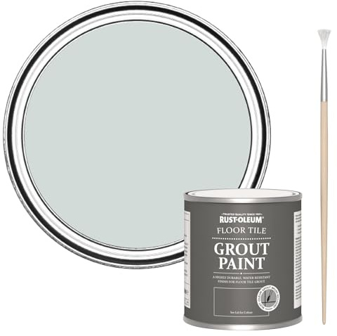 Rust-Oleum Ultra-Durable Grey Floor Tile Grout Paint - Dove 250ml