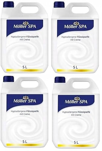 Megaa store Flüssigseife Handseife Seife Hypoallergene Flüssig | 5L 10L 15L 20L Möller SPA (20 Liter)