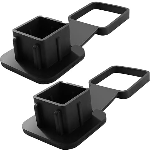 VooGenzek 2 Stück 5.1 cm Anhängerkupplung Schutzkappe, Gummi Anhängerkupplung Abdeckung, Schutzkappe Anhängerkupplung mit Halterung, Anhängerkupplungsabdeckung