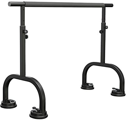ASumPio Ballettstange, Tragbarer Stock, Unabhängige Fitness-Reckstange, Höhenverstellbare Tanzstange Für Zuhause Oder Studio (BlackOne 1,5 M)