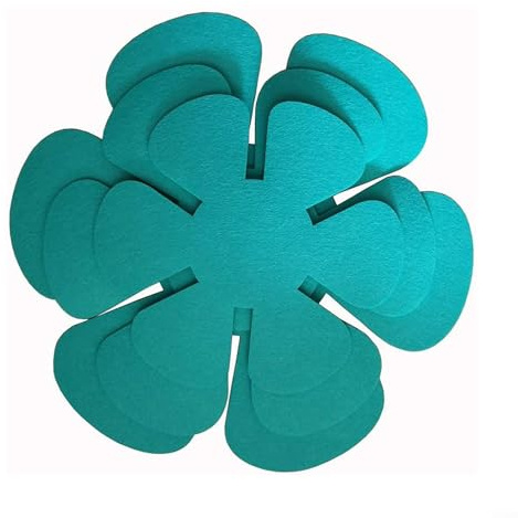 12Pcs Pot Pan Protectors, Saucepan Protectors, Non-Slip Pot Dividers for PADS Stacking Pan Protectors, Felt Pot Protectors for Protecting Pot & Pan(Lake blue)