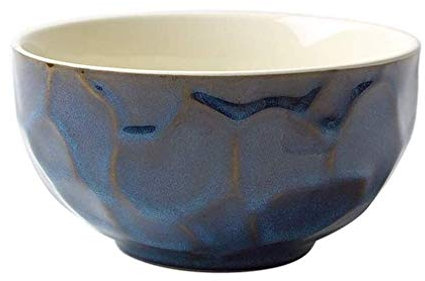 UQACHG Vaisselle créative Nordique, Vaisselle personnalisée pour la Maison, Four émaillé, Bol en céramique européen, Bol à Salade, Bol à Riz, Soupe, Fruits, Dessert