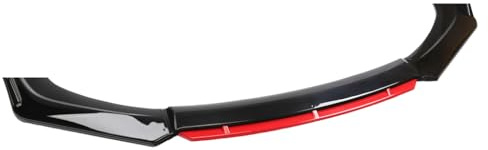 GZDJBSLH Voiture Becquets Avant pour Peugeot RCZ 2011-2023,Séparateur Lame de Pare-Chocs Diffuseur Inférieure Protection Accessoires,A-Red