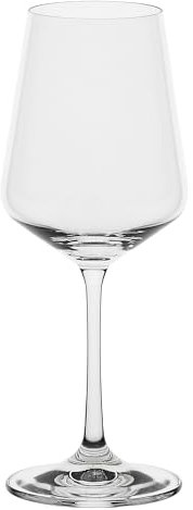 LA PORCELLANA BIANCA - Copa de vino blanco de cristal, capacidad 300 ml, colección Riserva