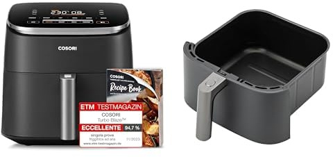 COSORI Friggitrice ad Aria Turbo Blaze 6L con un Altro Cestello Originale