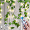 10M 100 LED Edera Ghirlanda Luminosa Con Telecomandi, Luci a Stringa Di Edera Artificiale, 8 Modalità Luci Solari Impermeabile Luci Esterno,Lucine Con Foglie Ghirlanda per Giardino Natale Matrimonio