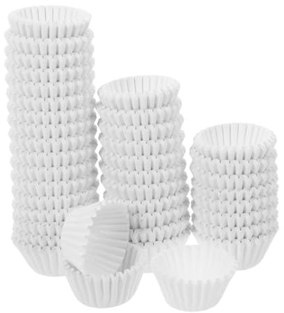 ABOOFAN Pirottini Rotondi per Cupcake e Muffin in Carta Alimentare 5 Cm X 2 Cm, Pirottini Standard per Dolci Monouso, per Feste e Matrimoni, Confezione da 1000 Pezzi