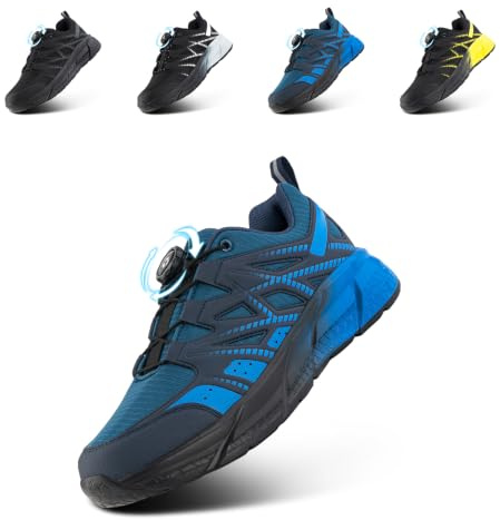 Hitmars Baskets Homme Chaussures de Sport la molette Légères Bleu 41
