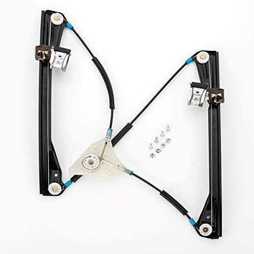 LST Elektrischer Fensterheber ohne Motor vorne rechts für 4/5 Türer | Kompatibel mit VW Polo 9N 9A 2002-2009, Fensterführung, Fensterhebermechanismus, Antrieb