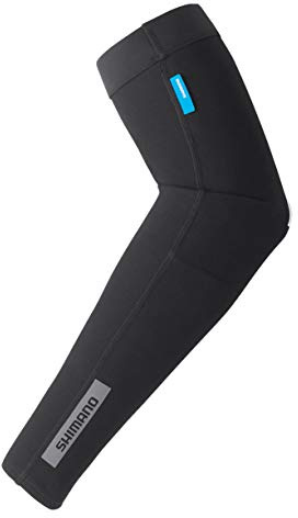 SHIMANO Armwärmer schwarz Gr. XL 2018 Radsport Armwärmer