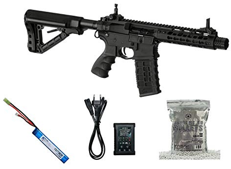 OpTacs Set !!! Softair - Gewehr - G & G CM16 E.T.U. Wild Hog 7 Inch - ab 14, unter 0,5 Joule
