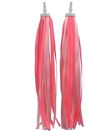 Egurs 1 Pair Kinder Fahrrad Lenker Streamer Bunte Quasten Dekoration | Fahrrad Griffe Ribbon, Farbenfrohe Weiche Bänder, Verspieltem Design, Zubehör Kinder Roller Deko für Jungen Mädchen